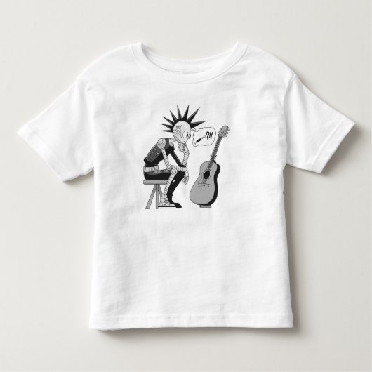 Verwarde muziekrobot kinder shirts (Voorkant)