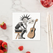 Verwarde muziekrobot servet (Insitu)