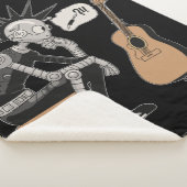 Verwarde muziekrobot sherpa deken (3/4)