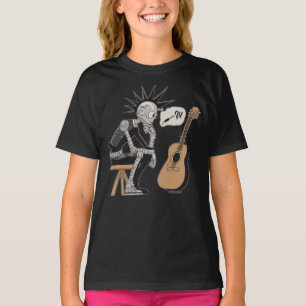 Verwarde muziekrobot t-shirt