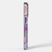 verwarde pastelgolven Case-Mate iPhone case (Achterkant / Rechts)