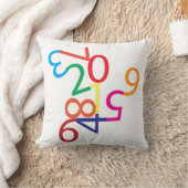 Verwarde tekst (cijfers) kussen (Deken)