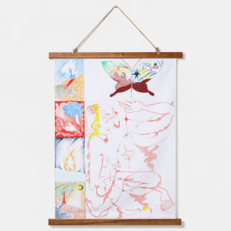 Verwarde wandtapijt hangend wandkleed