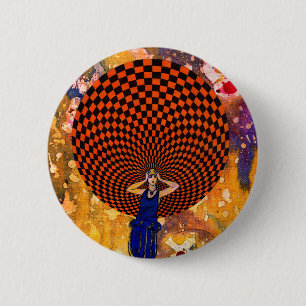 Verwardheid door Michael Moffa Ronde Button 5,7 Cm