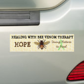 Verwarming bij de behandeling met bijenvenom-Bumpe Bumpersticker (Op auto)