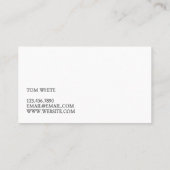 Verwarming en koeling, airconditioning HVAC Visitekaartje (Achterkant)