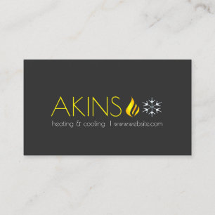 Verwarming en koeling, airconditioning HVAC Visitekaartje