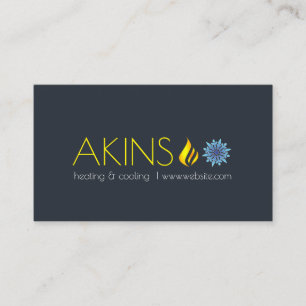 Verwarming en koeling, airconditioning HVAC Visitekaartje