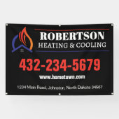 Verwarming en Koeling HVAC Spandoek (Horizontaal)