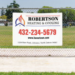 Verwarming en Koeling HVAC Spandoek