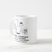 Verwarming Engineer Loodgieterij & Verwarming Koffiemok (Voorkant links)