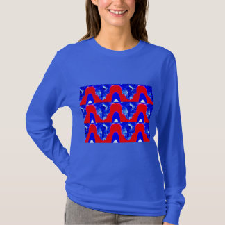 Verwarming ijs feestelijke Kerstmis T-shirt