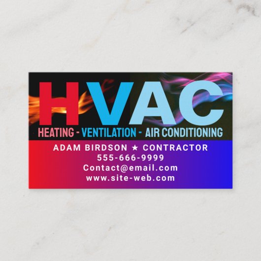 Verwarming & koeling & airconditioning | Moderne H Visitekaartje (Voorkant)