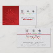 Verwarming Koeling en Solar Sales Manager Visitekaartje (Voorkant / Achterkant)