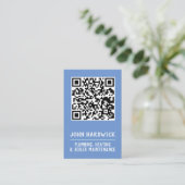Verwarming, leidingen, ketelonderhoud QR-code Bu Visitekaartje (Staand voorkant)