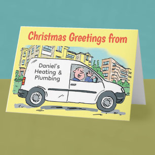Verwarming & sanitair Witte Van Kerst Kaart