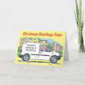Verwarming & sanitair Witte Van Kerst Kaart (Voorkant)