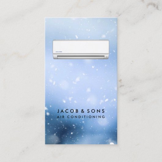 Verwarming Ventilatie Airconditioning HVAC Visitekaartje (Voorkant)