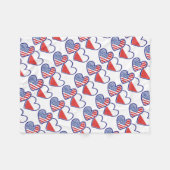 VERWARMINGEN VAN DE VLAGGENSCHAPPEN VS-POLISH FLEECE DEKEN (Voorkant (Horizontaal))