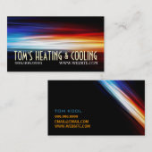 Verwarmings- en airconditioningkoeling AC Visitekaartje (Voorkant / Achterkant)