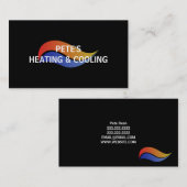 Verwarmings- en airconditioningkoeling Visitekaart Visitekaartje (Voorkant / Achterkant)