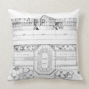 Verwarmingssysteem voor een hotel, conservatorium kussen