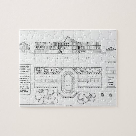 Verwarmingssysteem voor een hotel, conservatorium legpuzzel (Horizontaal)