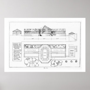 Verwarmingssysteem voor een hotel, conservatorium poster