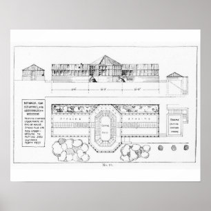 Verwarmingssysteem voor een hotel, conservatorium poster