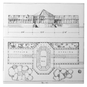 Verwarmingssysteem voor een hotel, conservatorium  tegeltje
