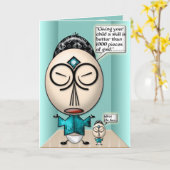 Verwarrend zeg #1 (Vaderdag Kaart) Kaart (Gele Bloem)