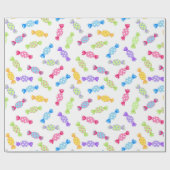 Verwaterd Snoep Cadeaupapier (Vlak)