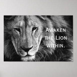 Verweek de Lion binnen - Poster