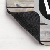 Verweerd grenenhouten monogram muismat (Hoek)