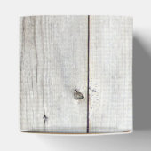 Verweerd hout rustieke bruiloft bedankdoosjes (Bovenkant)