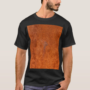 Verweerd roest metaal: oranje-rode textuur. t-shirt