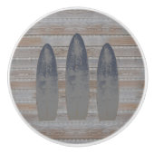 Verweerd strand Driftwood Surfboard Keramische Knop (Voorkant)