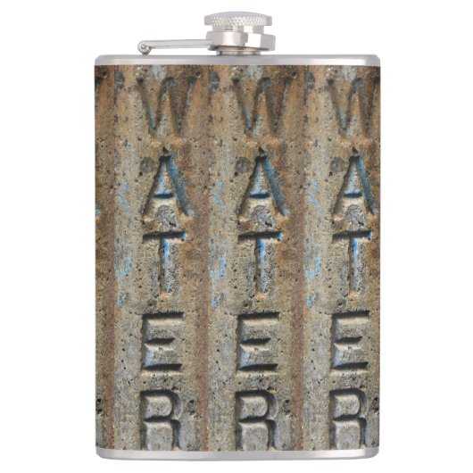 Verweerd 'Water' Heupfles (Voorkant)