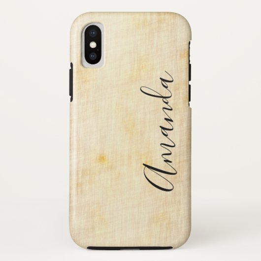 Verweerde achtergrond scripttekst Case-Mate iPhone case (Achterkant)