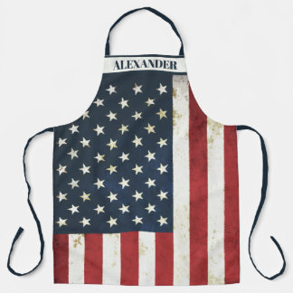Verweerde Amerikaanse vlag Schort