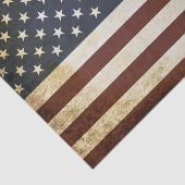 Verweerde Amerikaanse vlag Tissuepapier (Detail)