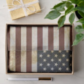 Verweerde Amerikaanse vlag Tissuepapier (Geschenk)