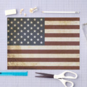Verweerde Amerikaanse vlag Tissuepapier (Craft)