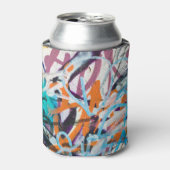 Verweerde betonnen muur, grungy textuur. blikjeskoeler (Blikje Voorkant)