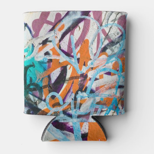 Verweerde betonnen muur, grungy textuur. blikjeskoeler (Voorkant)