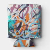 Verweerde betonnen muur, grungy textuur. blikjeskoeler (Achterkant)