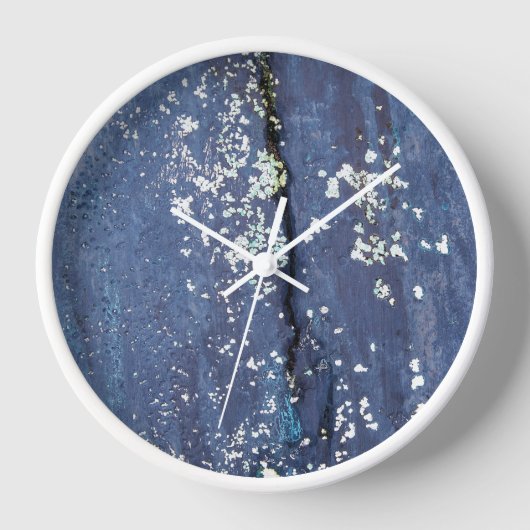 Verweerde Blauwe Verf Abstracte Muismat (Voorkant)