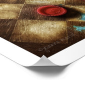 Verweerde Checkerboard Poster Print (Hoek)