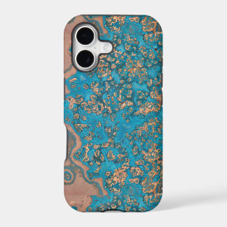 Verweerde koperen patina iPhone 7 Plus hoes