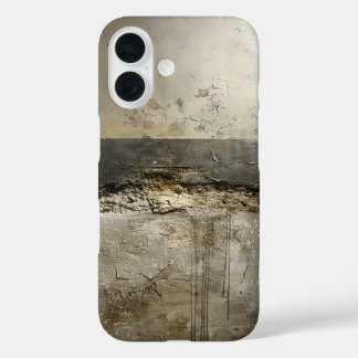 Verweerde neutrale lagen iPhone 16 hoesje